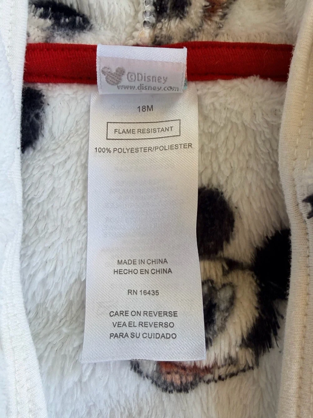 DISNEY | Mickey Mouse Robe | Hooded Fleece | Baby Lounge